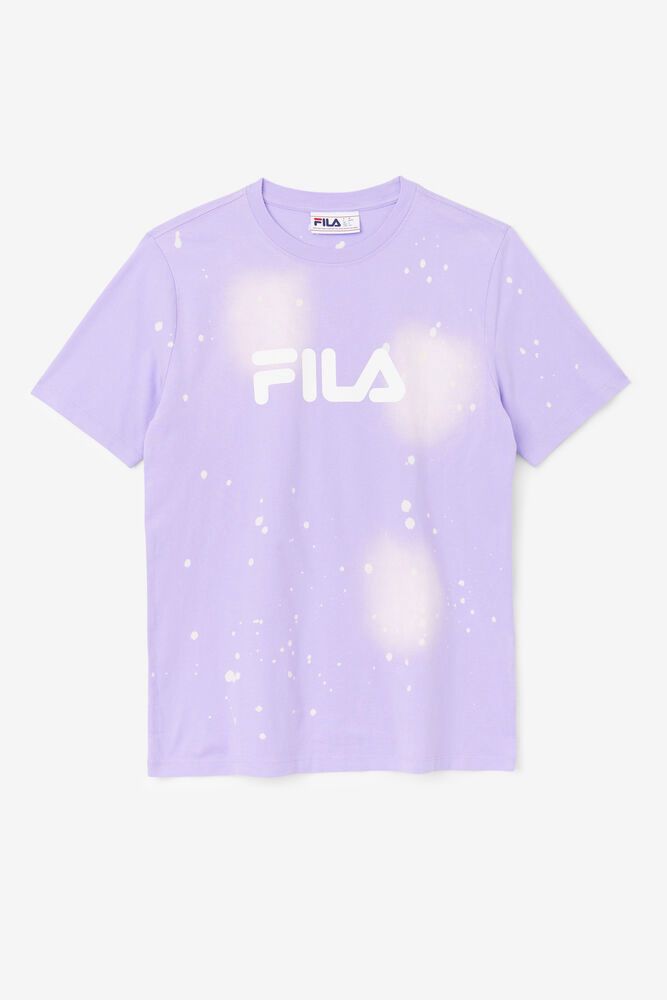 Fila T-Shirt Womens Purple - Alivia Tie Dye - Philippines 0526973-YV